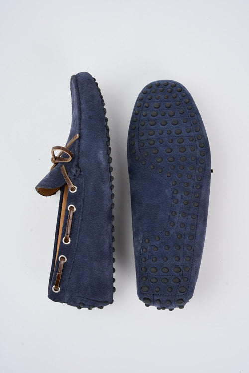 Mocassino Blue/cocco Uomo