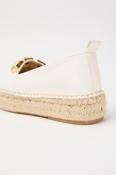 Espadrillas Vegetal Blanco Donna