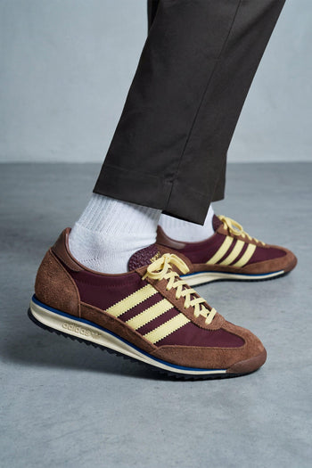 Sneaker Maroon/yellow/brown Unisex - 8