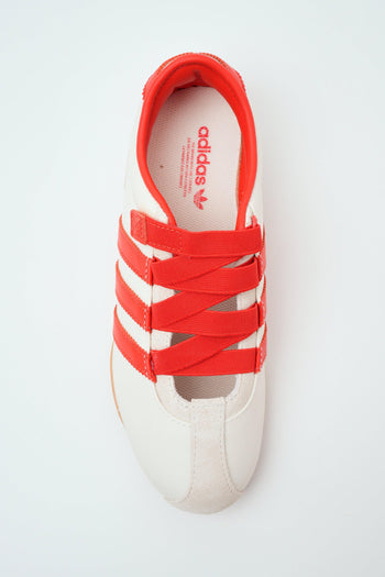 Sneaker Cream White/red/gold Donna - 3