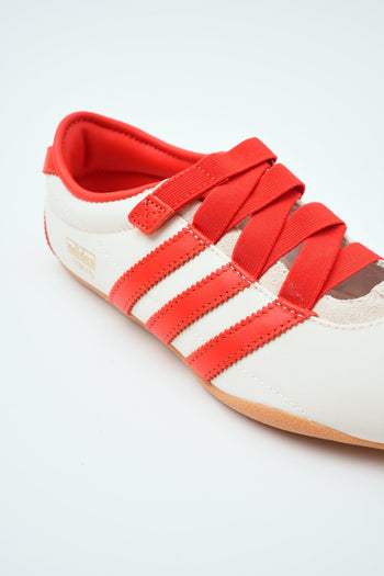 Sneaker Cream White/red/gold Donna - 4