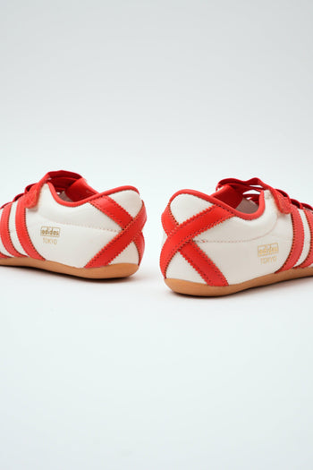 Sneaker Cream White/red/gold Donna - 5