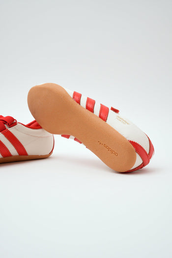 Sneaker Cream White/red/gold Donna - 6
