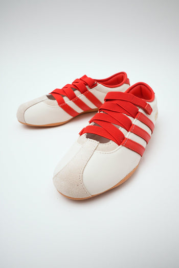 Sneaker Cream White/red/gold Donna - 7