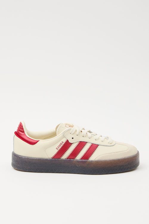 Sneaker Cream White/red Donna