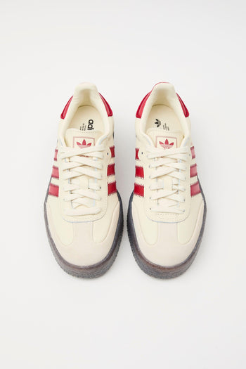 Sneaker Cream White/red Donna - 3