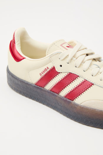 Sneaker Cream White/red Donna - 4
