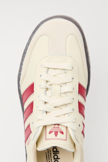 Sneaker Cream White/red Donna - 6