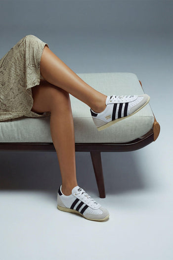 Sneaker White/black/gold Donna - 8