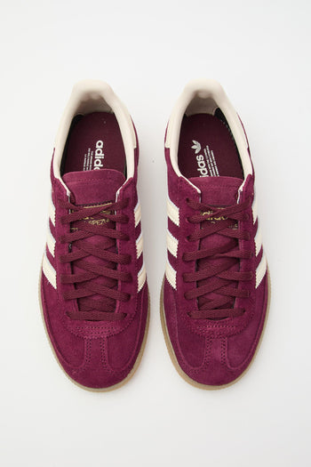 Sneaker Maroon/cream White Donna - 7