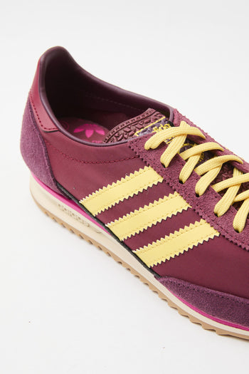 Sneaker Maroon/maroon/yellow Donna - 5