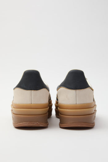 Sneaker Cream White/black/sand Donna - 3