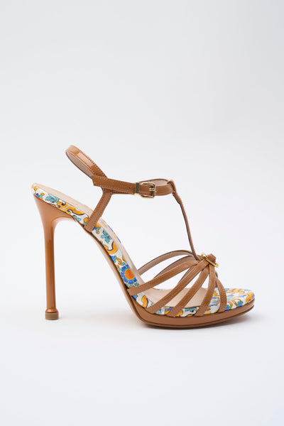 Sandalo Cuoio/capri Donna