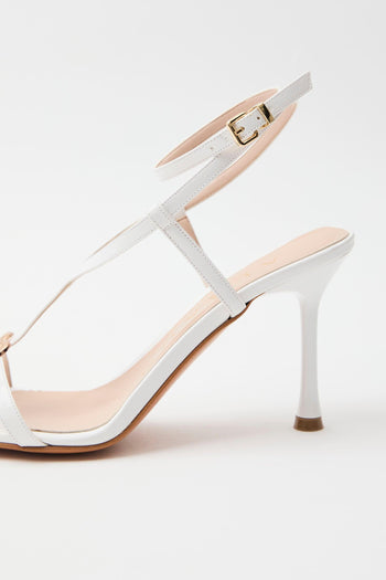 Sandalo Bianco/acc.platino Donna - 6