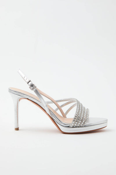 Sandalo Argento Donna