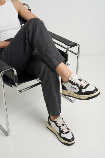 Sneaker White/black Donna - 8