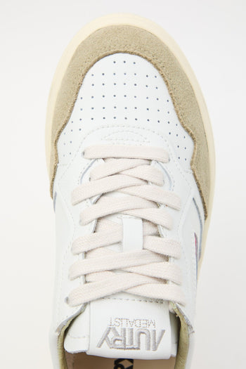 Sneaker White/gray Green Donna - 4