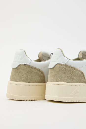 Sneaker White/gray Green Donna - 5