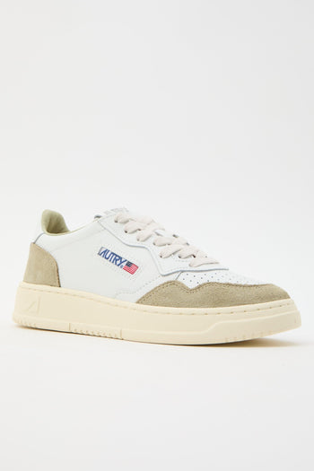 Sneaker White/gray Green Donna - 6