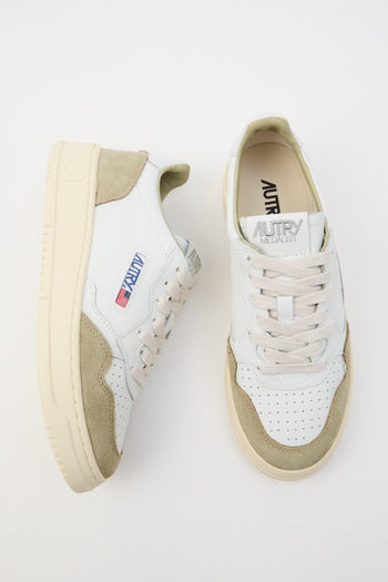 Sneaker White/gray Green Donna - 7