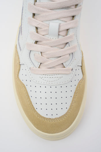 Sneaker White/straw Donna - 3