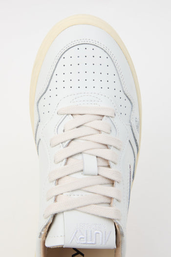 Sneaker White/silver Donna - 9