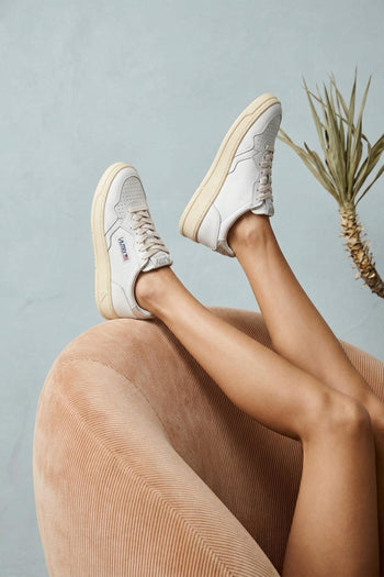 Sneaker White/silver Donna - 8