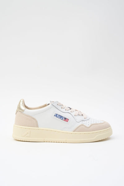 Sneaker White/gold Donna