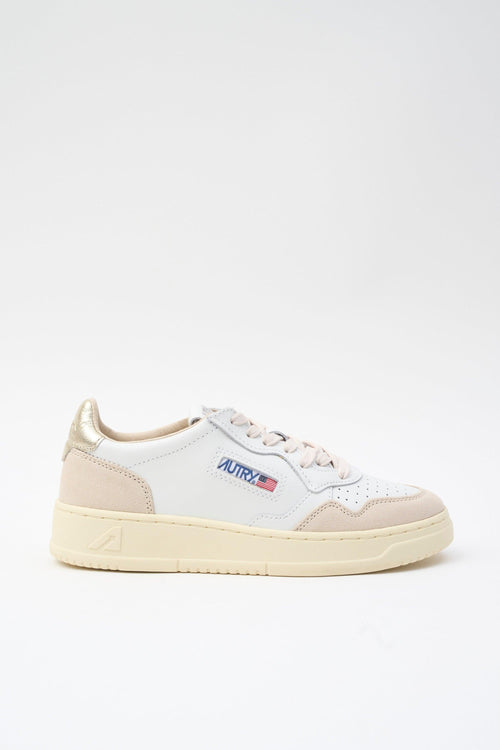 Sneaker White/gold Donna