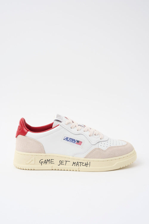 Sneaker White/red Donna