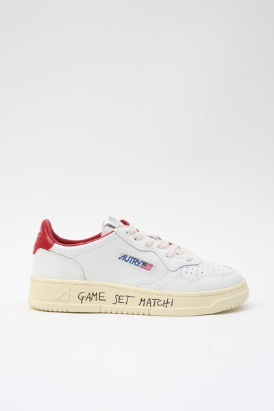 Sneaker White/red Donna