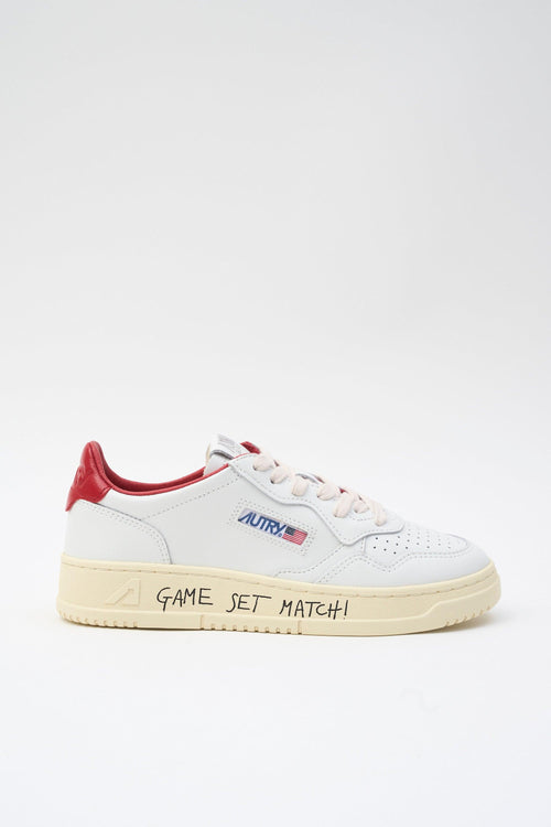 Sneaker White/red Donna