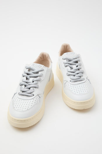 Sneaker White/silver Donna - 8