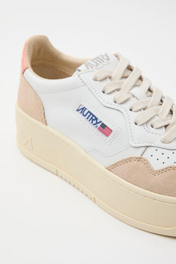 Sneaker White/peach Donna - 5