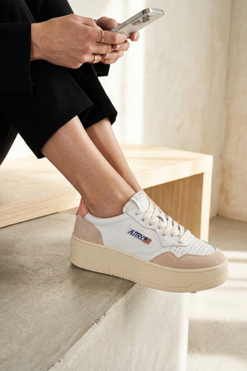 Sneaker White/peach Donna - 9