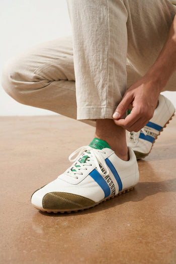 Sneaker White/bluette Uomo - 9