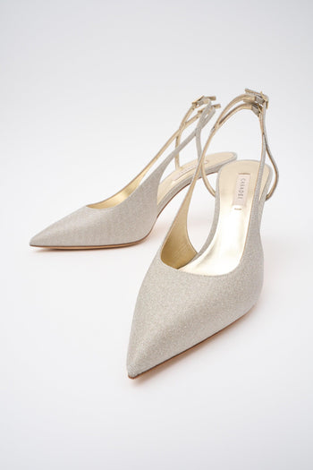 Slingback Champagne Donna - 5