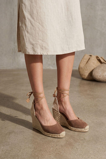 Zeppa Taupe Donna - 8