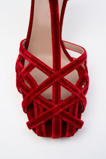 Sandalo Rosso Donna - 3
