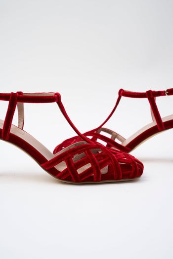 Sandalo Rosso Donna - 5