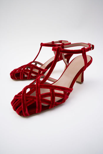 Sandalo Rosso Donna - 6