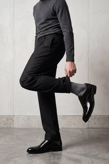Stringata Nero Uomo - 7