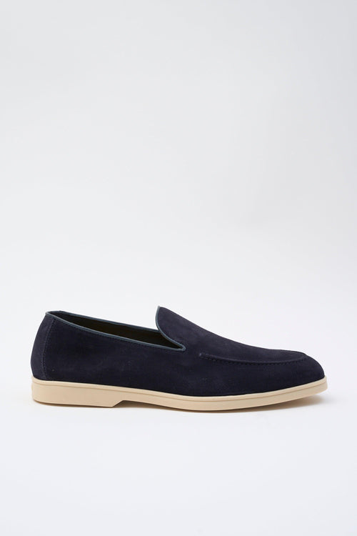 Mocassino Blu Uomo