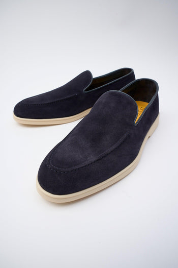 Mocassino Blu Uomo - 4