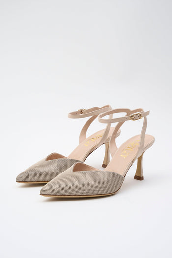 Slingback Beige Donna - 2