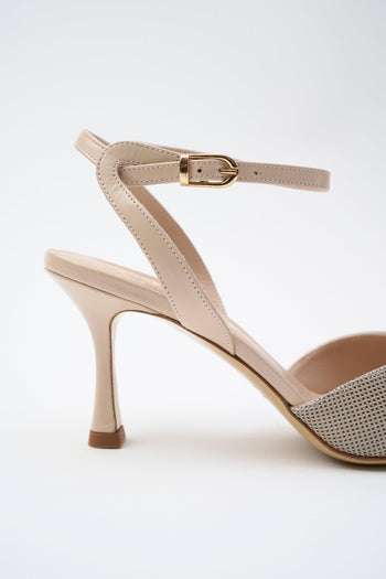 Slingback Beige Donna - 5