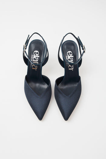 Slingback Blu Donna - 3