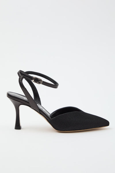 Slingback Nero Donna