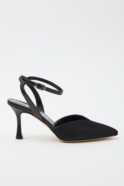 Slingback Nero Donna