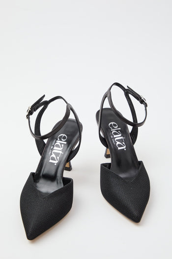 Slingback Nero Donna - 7